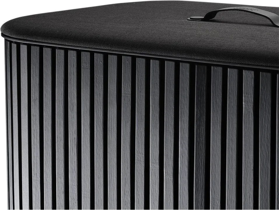 Черен бамбуков кош за пране 3x30 l Tota Trio Luxe – Joseph Joseph