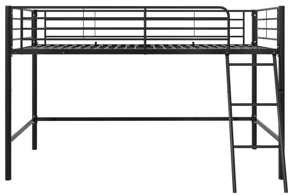 Черно повдигнато детско легло 90x200 cm Jodie – Støraa