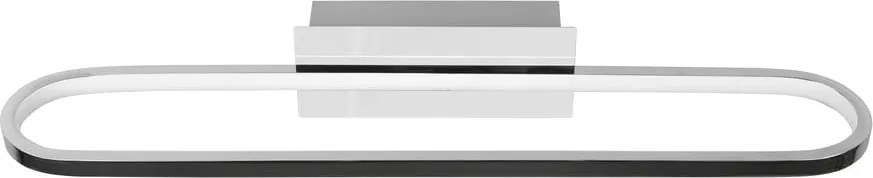 LED лампа за стена в блестящо сребристо (дължина 60 см) Gianni - Trio