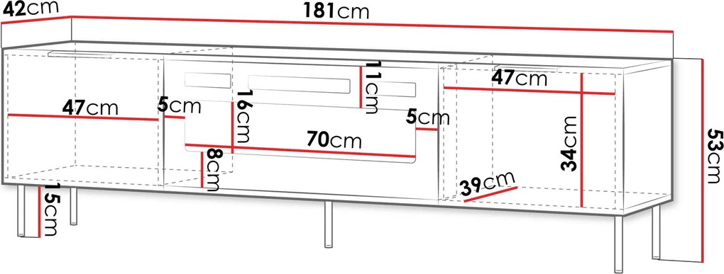 ТВ шкаф Almera II