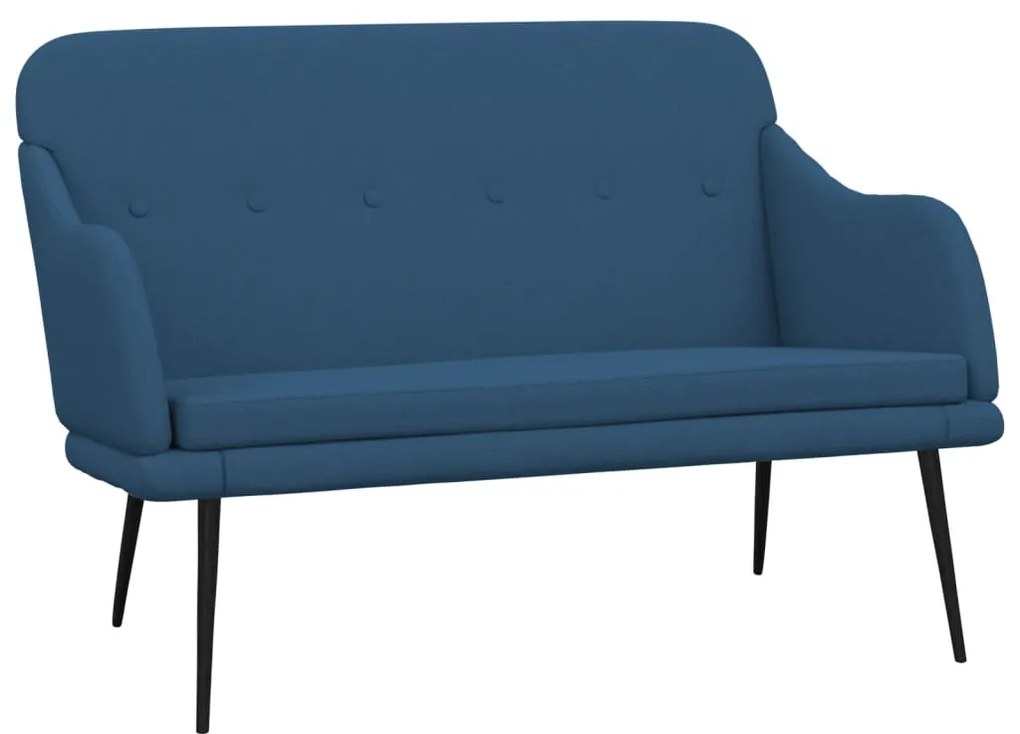 351490 vidaXL Пейка, синя, 110x76x80 см, текстил
