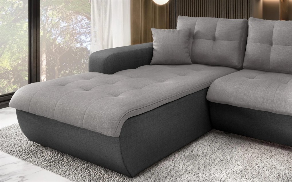 Разтегателен ъглов диван Дарвин