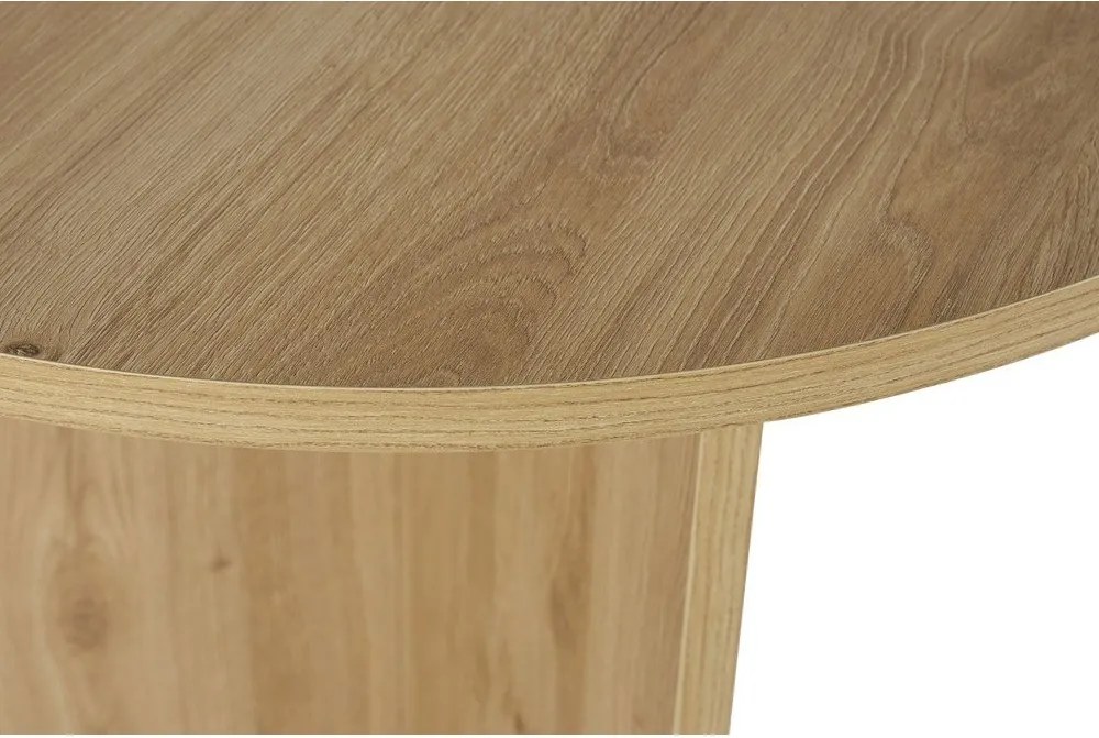 Трапезна маса с дъбов декор 89,5x180 cm Sablin – Kalune Design