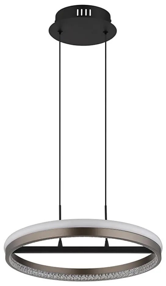 Globo 67179H - подвесен LED полилей на кабел DELLA LED/40W/230V 3000/4000/6000K Ø 39,7 см