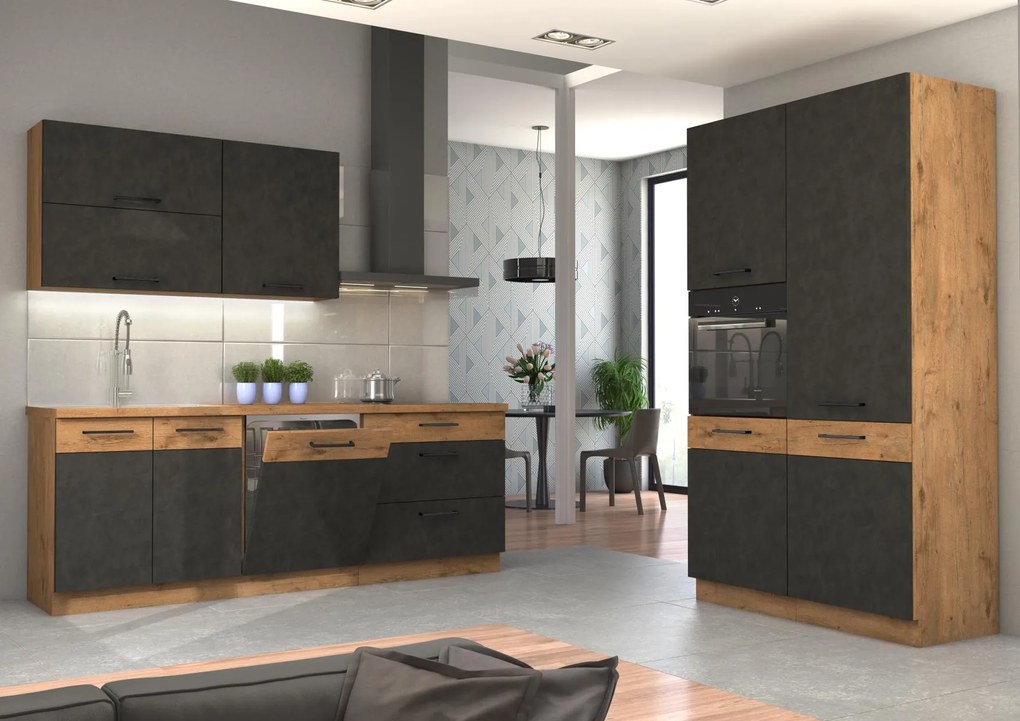 Подов висок шкаф Virgo 60 DK-Anthracite