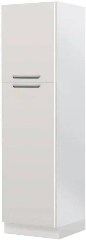 Висок подов шкаф Modena K21-60-2KF-White glossy - Gray light