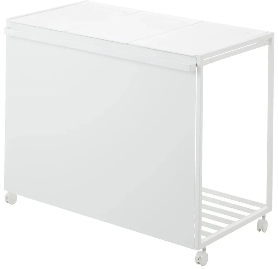 Бяло метално кошче за рециклиране Tower – YAMAZAKI