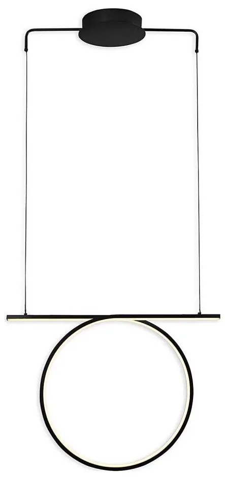 LED полилей на кабел ODETTA LED/30W/230V 4000K черен