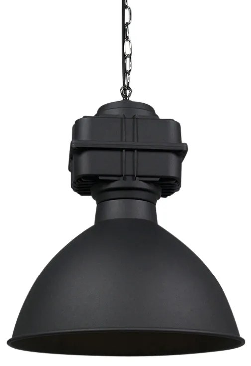 Интелигентен индустриален висящ аплик черен с A60 WiFi 38,5 см - Sicko