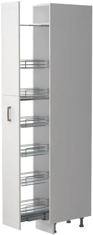 Подов шкаф Висок Tahoma K23-30-1KZ-White - White matte