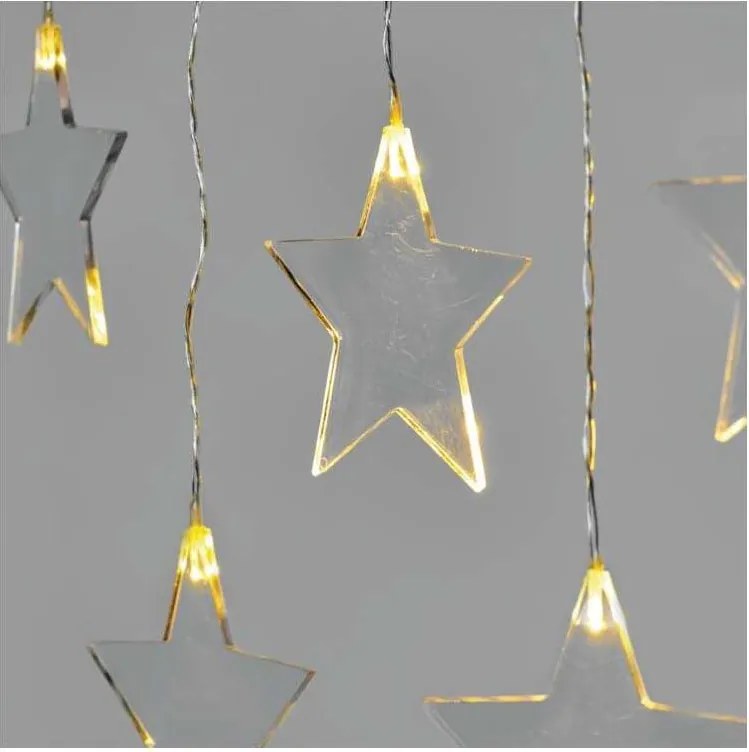 LED външна гирлянда 8xLED/5,84m IP44 звезди