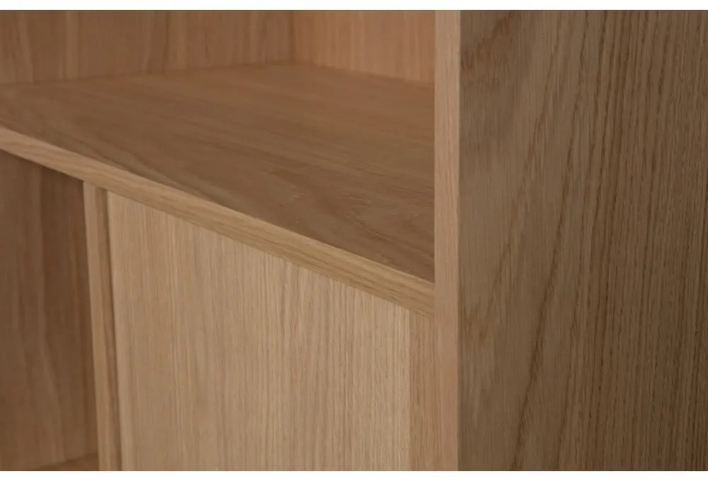 Модулен шкаф за книги в естествен дъб 77x199 cm Modulair - vtwonen