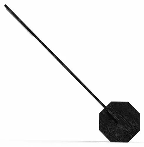 Черна LED настолна лампа (височина 38 cm) Octagon One – Gingko