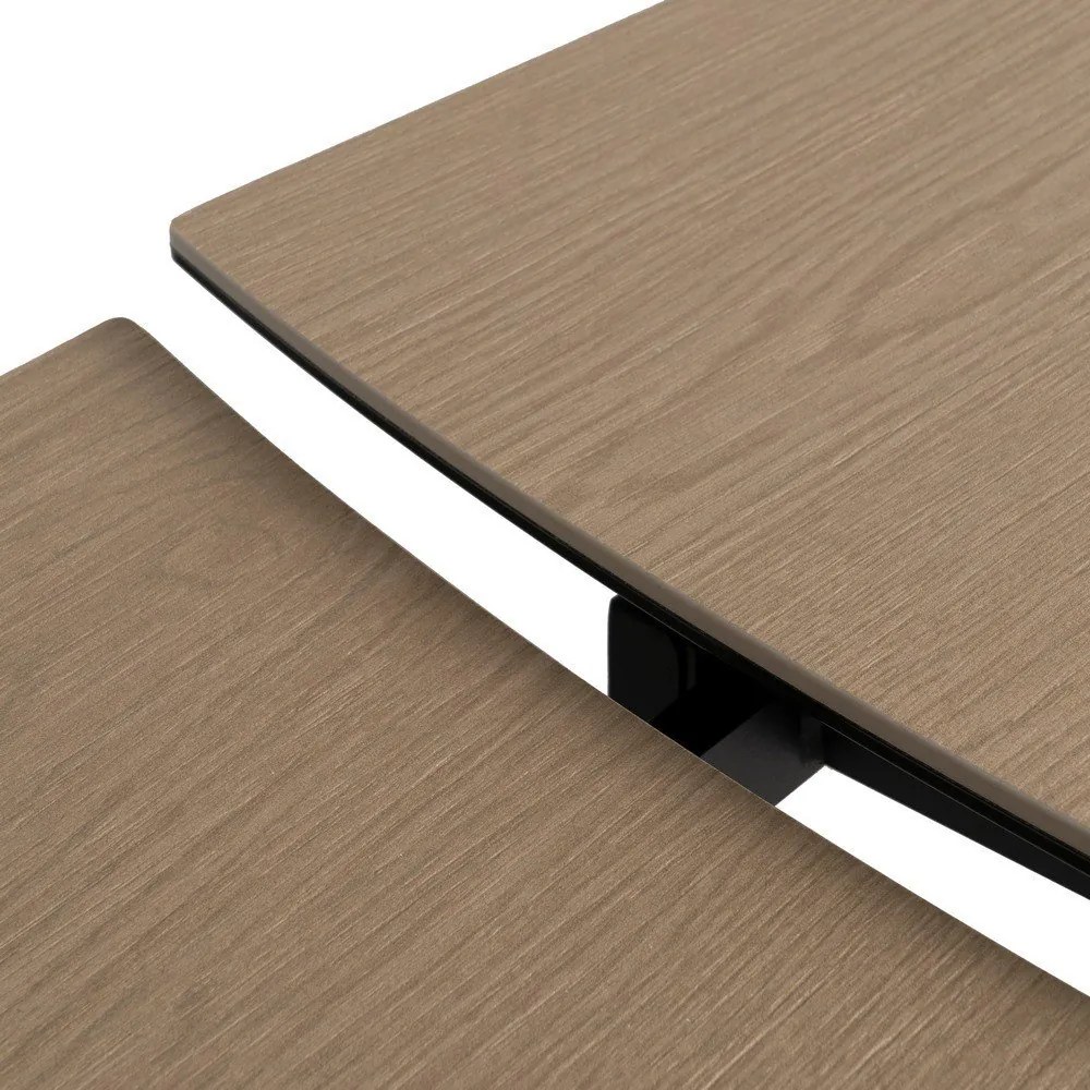 Сгъваема трапезна маса с допълнителна плоча 90x180 cm Rocía – Ixia