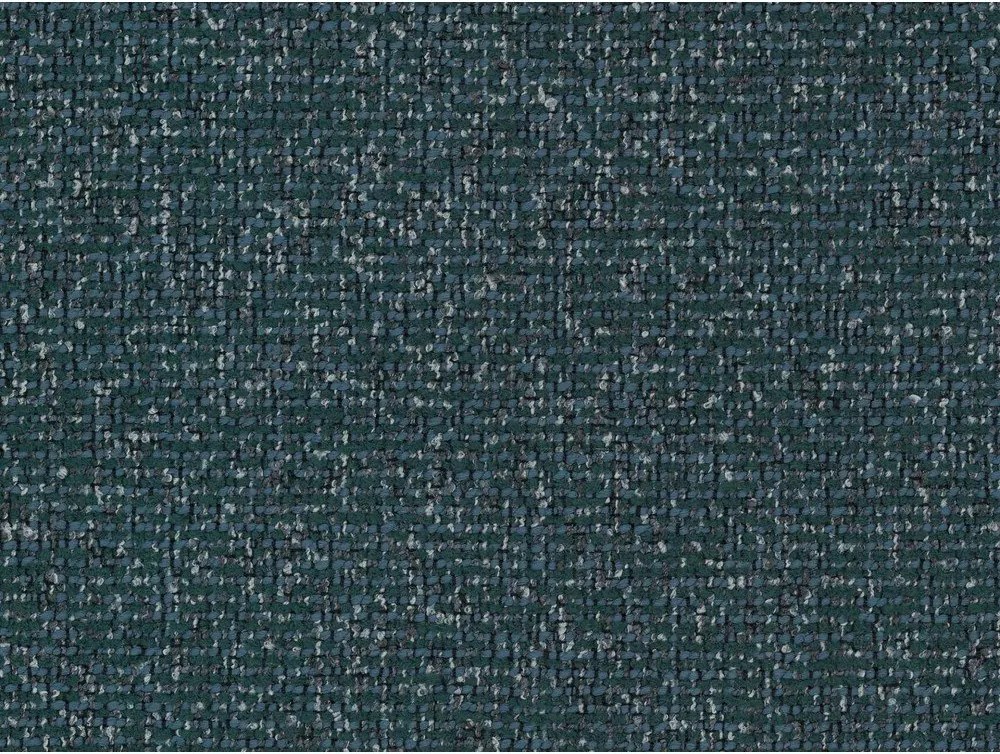 Тюркоазено единично легло 90x200 cm тапицирано с място за съхранение с включена подматрачна рамка Darren – Micadoni