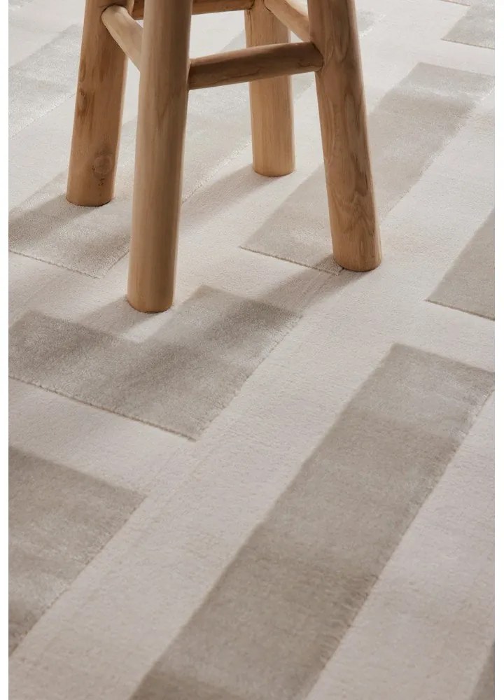 Сив/кремав килим 160x235 cm Perles Onyx – Elle Decoration