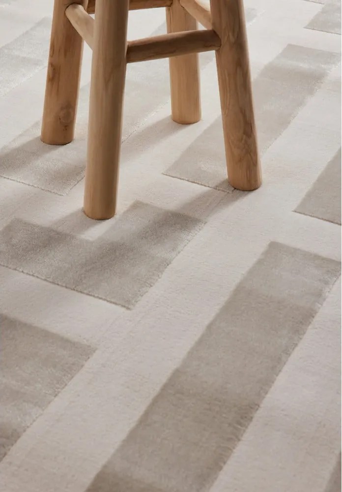 Сиво-кремав килим 200x280 cm Perles Onyx – Elle Decoration