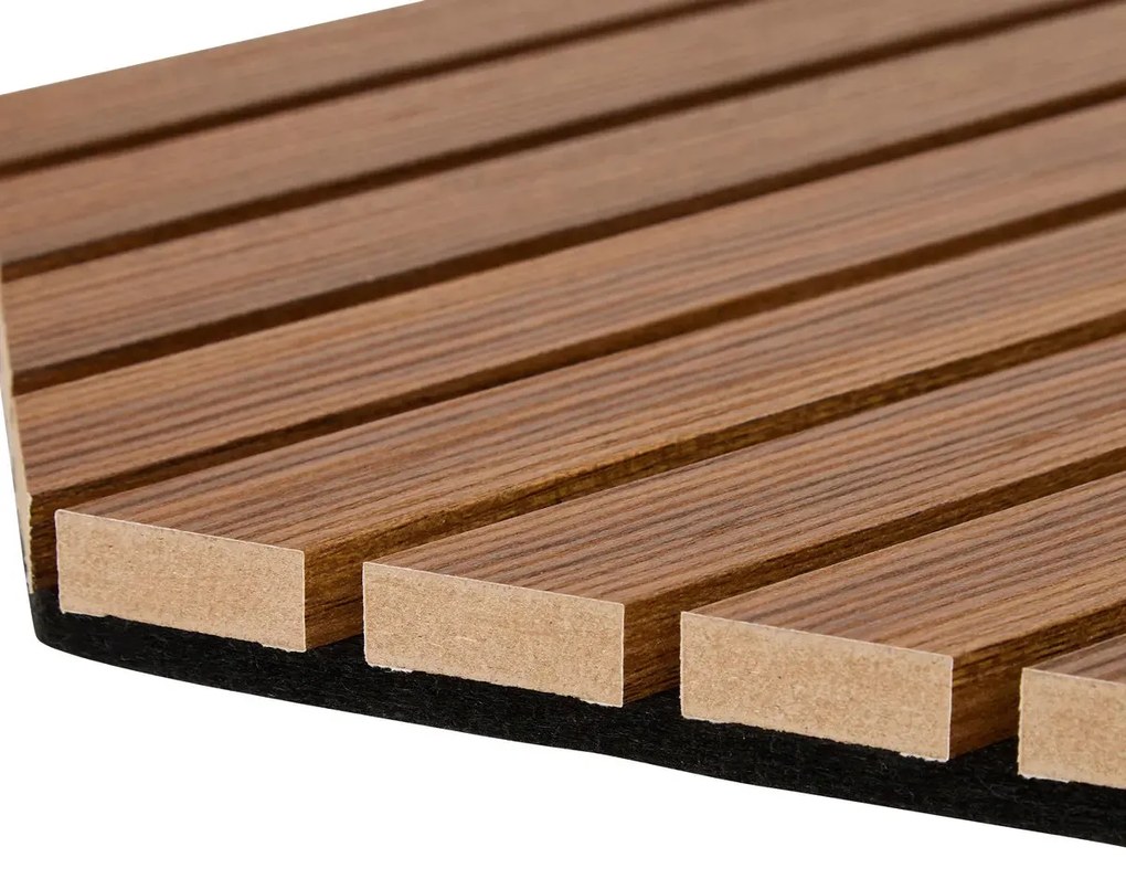 Комплект декоративен панел atmosphera Colva, MDF, 30x26 cm, 3 бр - Тъмно дърво