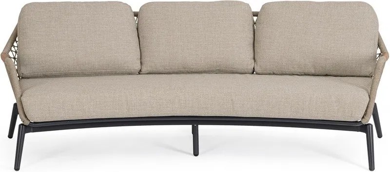 Светлокафяв градински диван от масивна акация Eulero – Bizzotto