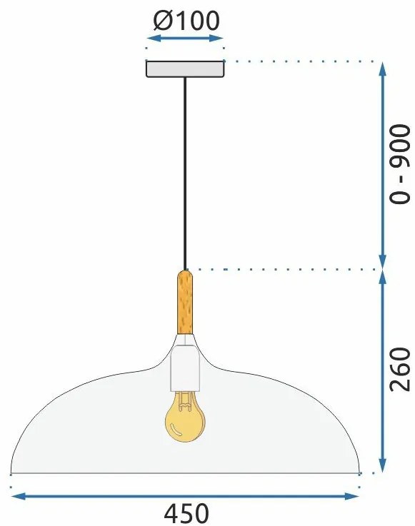 Пендел ANZO Black APP178-1CP