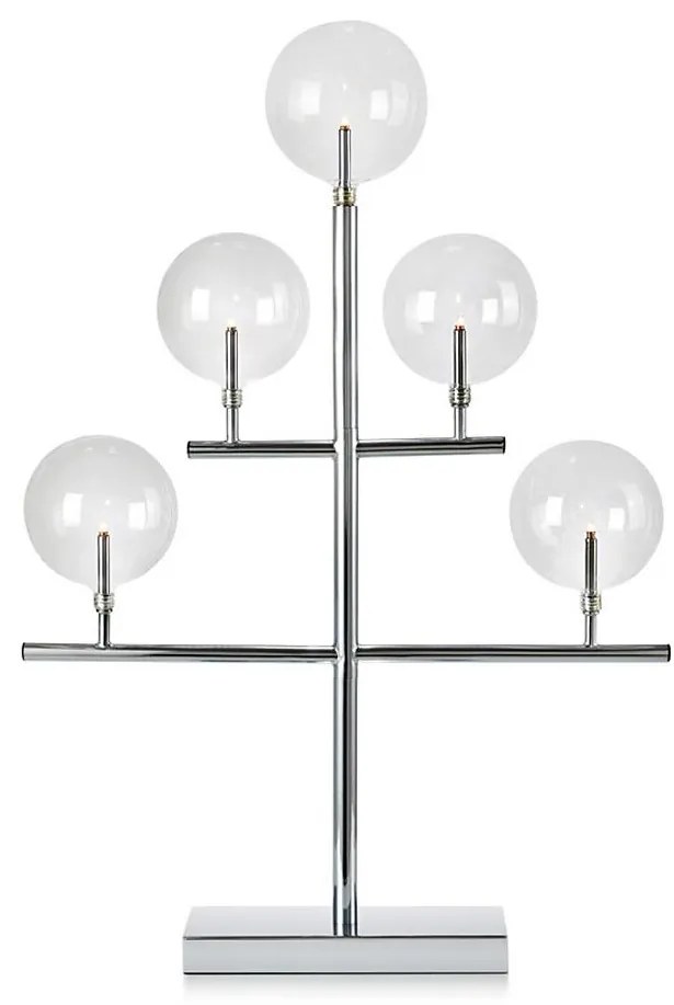 Markslöjd 704820 - Коледен свещник MAESTRO 5xE5/0,8W/230/12V хром