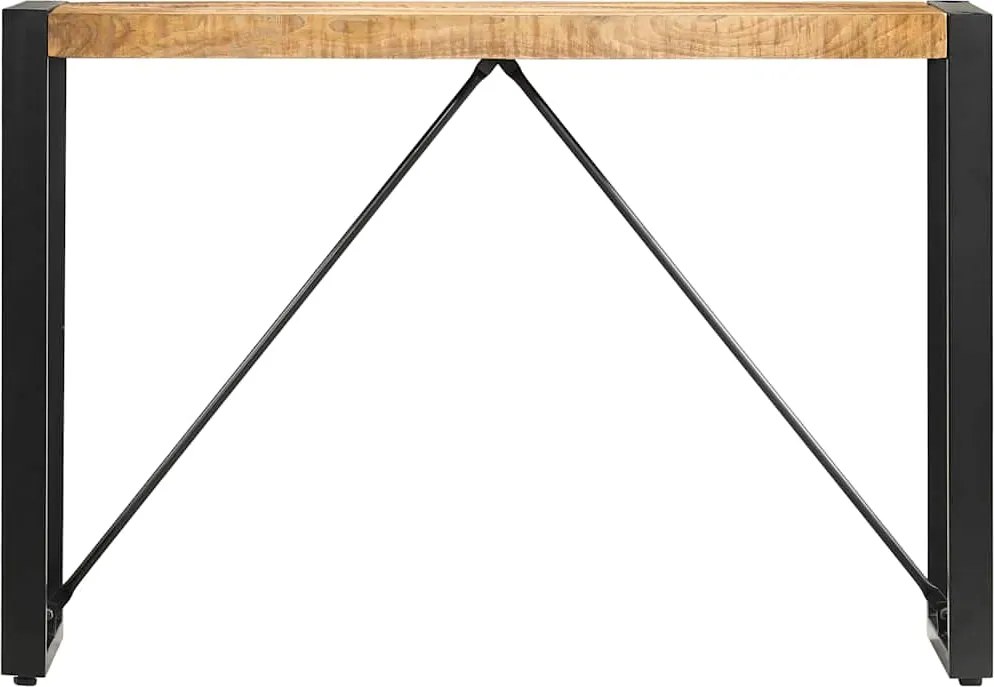 285945 vidaXL Конзолна маса, 110x35x76 см, мангово дърво масив