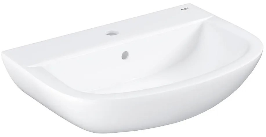 GROHE 39421000 - Стенен умивалник BAU CERAMIC 609 × 442 mm керамика/бял
