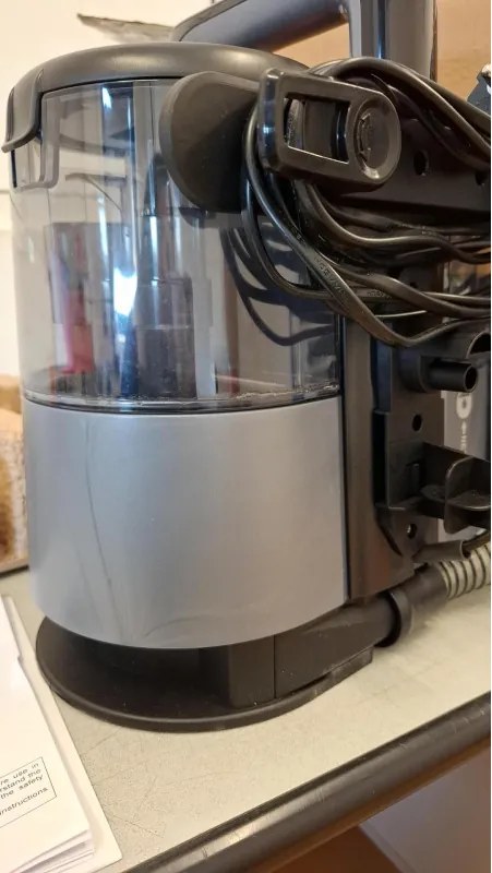 Втора ръка: Прахосмукачка за пране на килими и тапицерия Techwood TANA-6600, 600W, Резервоари за чиста и отпадъчна вода, Черен