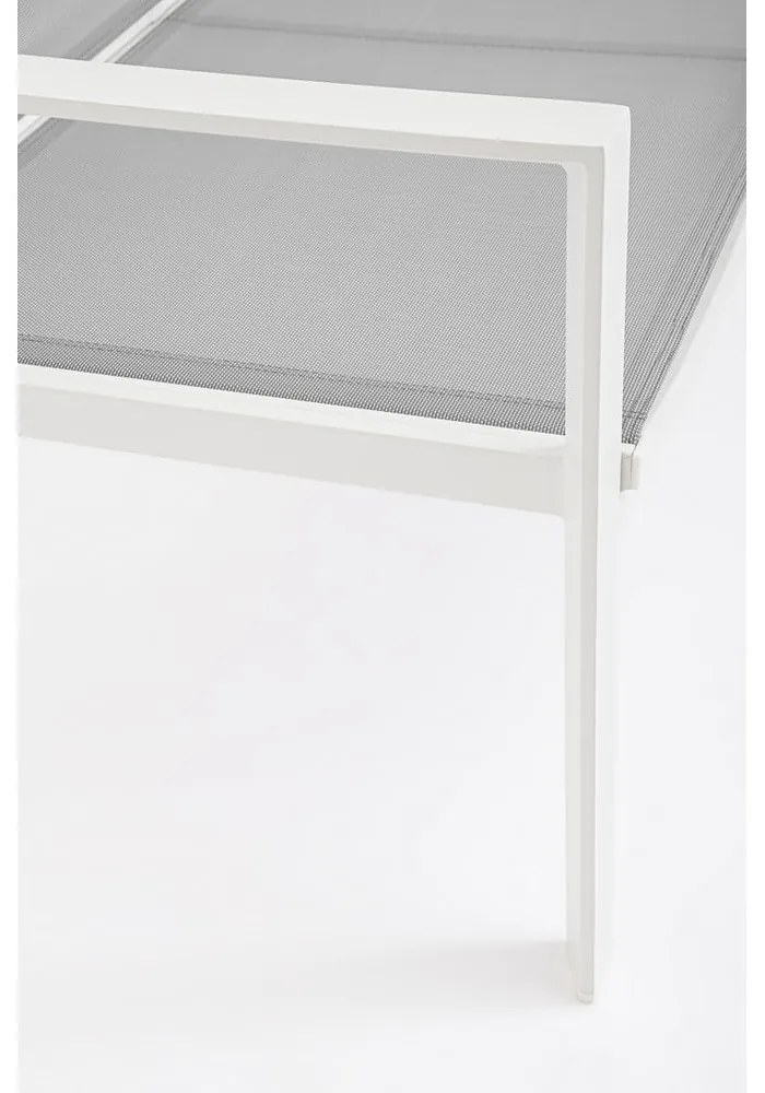 Бял алуминиев градински комплект от за отдих за 4 Kallen – Bizzotto