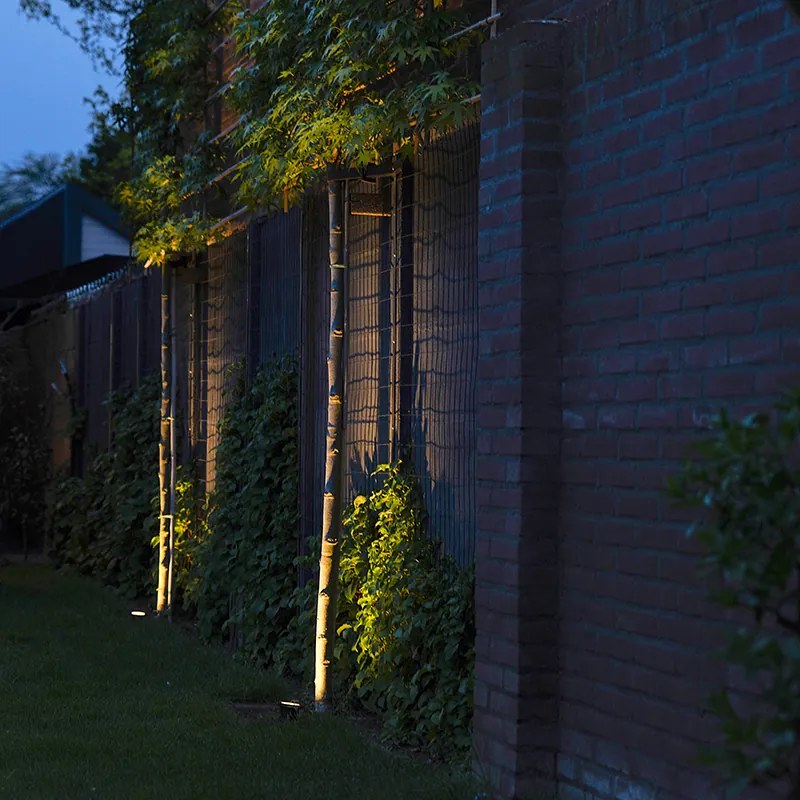 Индустриален смарт шип прожектор черен с WiFi GU10 IP65 - Basic