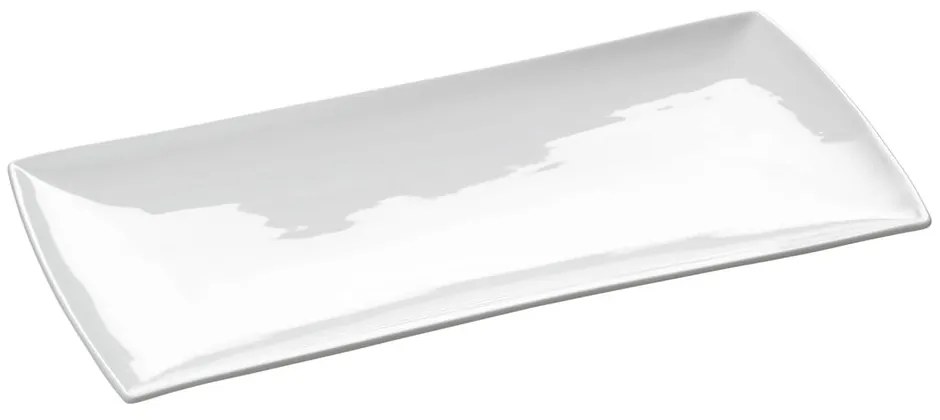 Бяла порцеланова чиния East Meets West, 36,5 x 18 cm - Maxwell & Williams