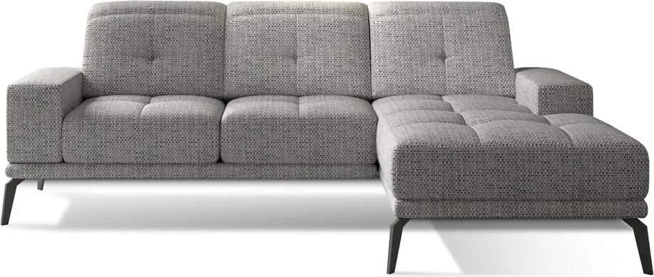 Сив ъглов диван (десен ъгъл) Torrense – ELTAP