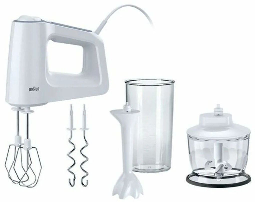 Блендер/миксер за тесто Braun HM3135WH 500 ml 500W 500 W