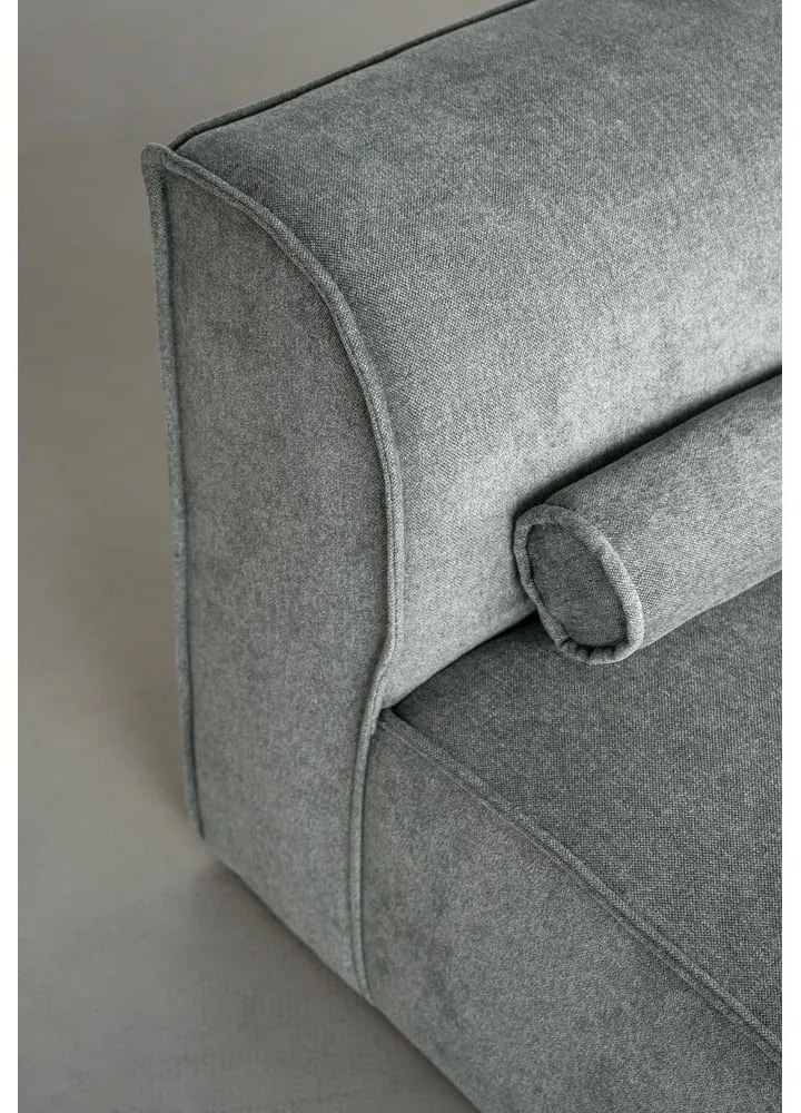 Зелен модулна лежанка (ляв ъгъл) Flex Felix – Miuform