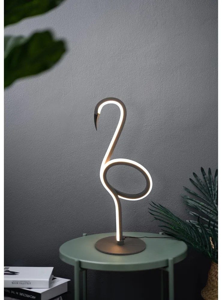 Черна LED настолна лампа (височина 35 cm) Ingo – Trio