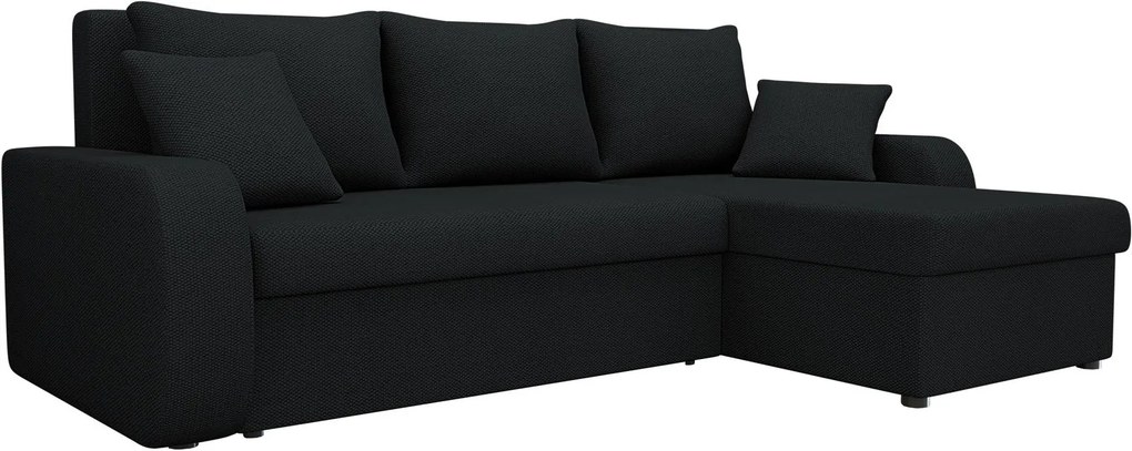 Ъглов диван Kris-черно