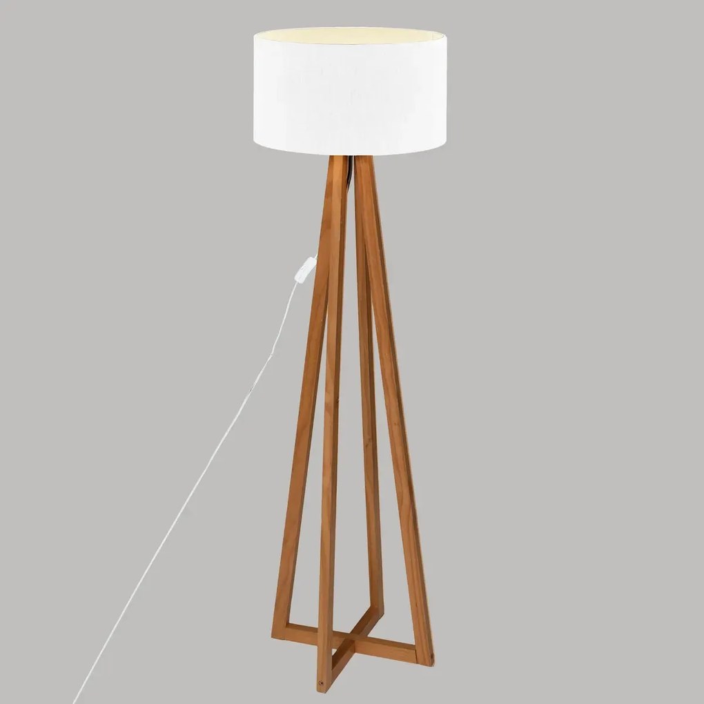 Лампион atmosphera Molu, Дърво, 141 cm - Черен