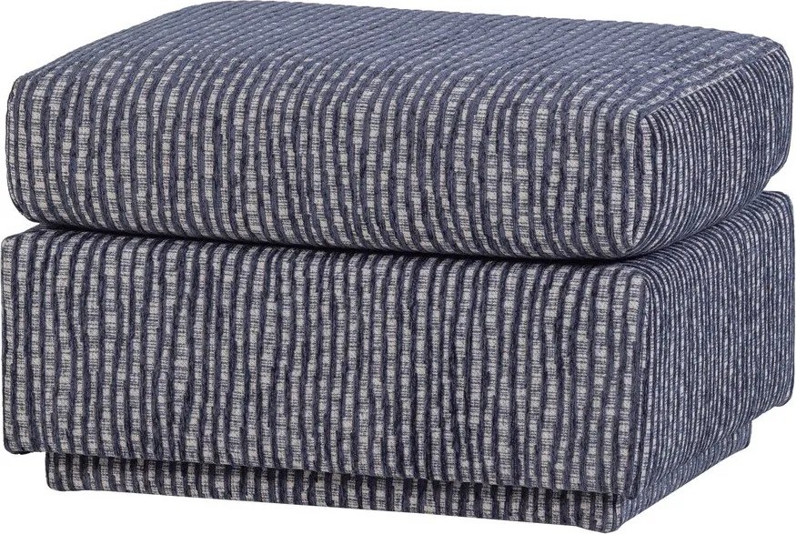 Сиво-синя тапицирана табуретка Lou – WOOOD