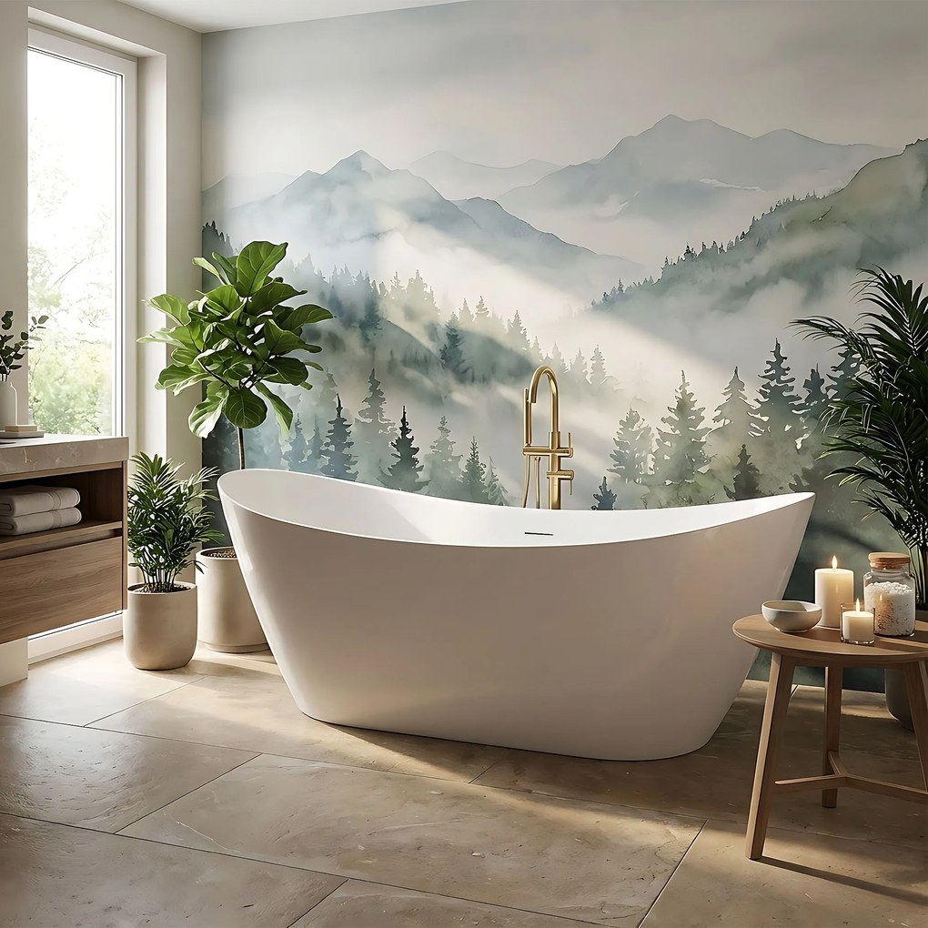 Свободностояща акрилна Вана Rea Ferrano Slim 180