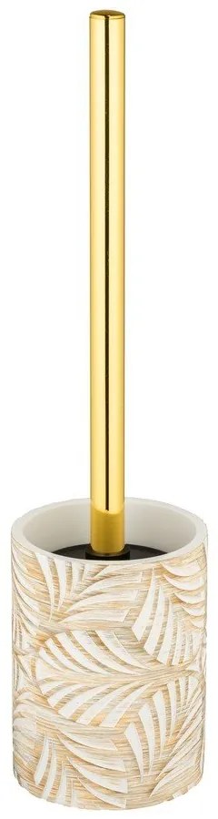 Бежова четка за тоалетна от полирезин Terralba – Wenko