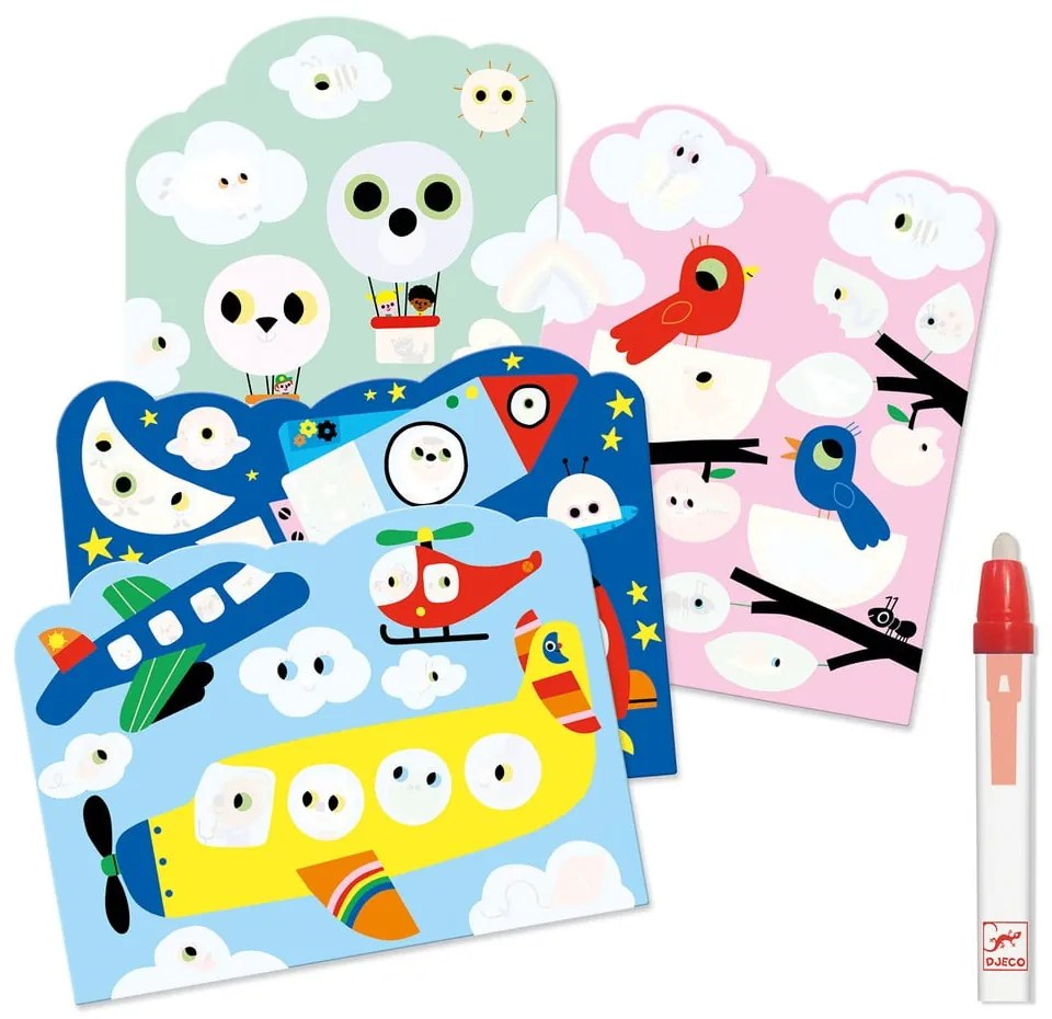 Магическа книга за оцветяване на вода Животни - Djeco