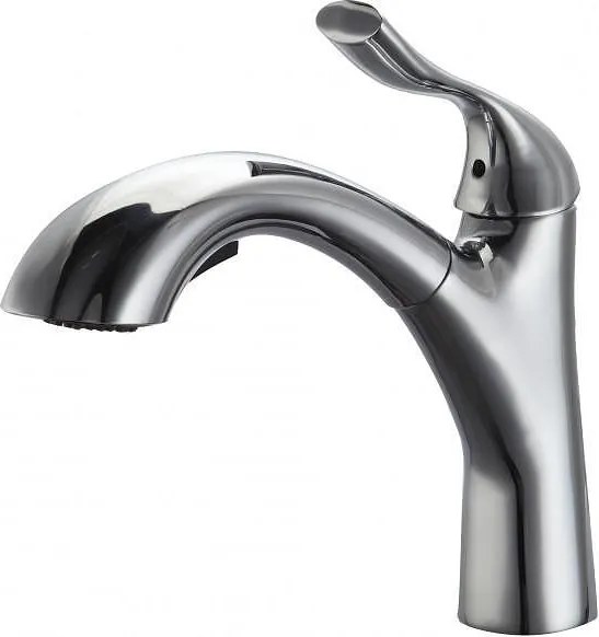 Стоящ смесител за кухня, Inter Ceramic, ICF 7108066 7313, с изтеглящ се душ