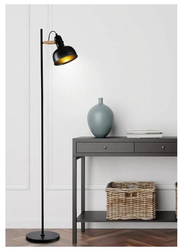 Черна подова лампа (височина 155 cm) Reno - Candellux Lighting