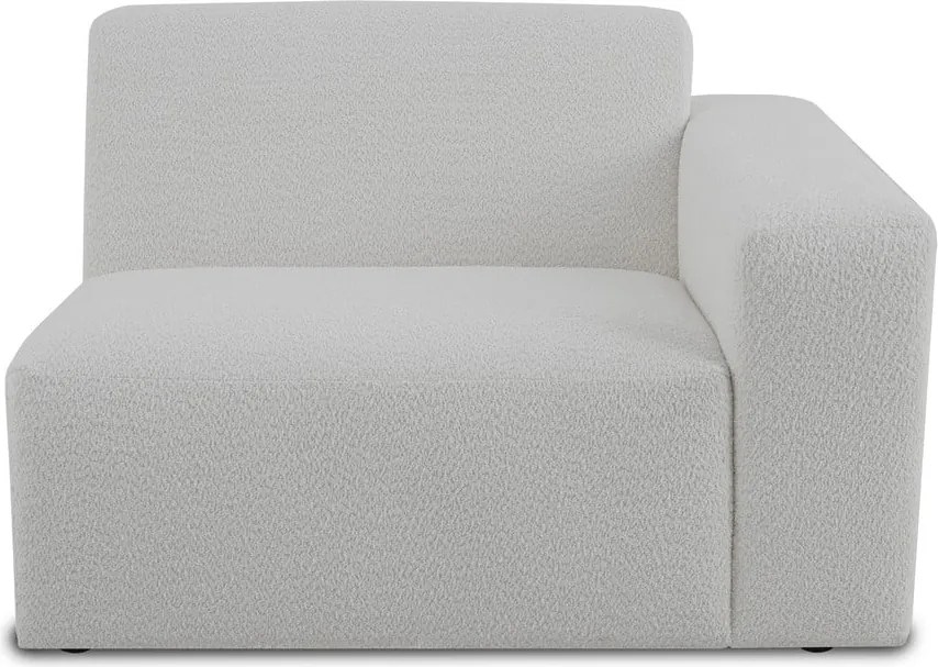 Бял модулен диван от букле (десен ъгъл) Roxy – Scandic