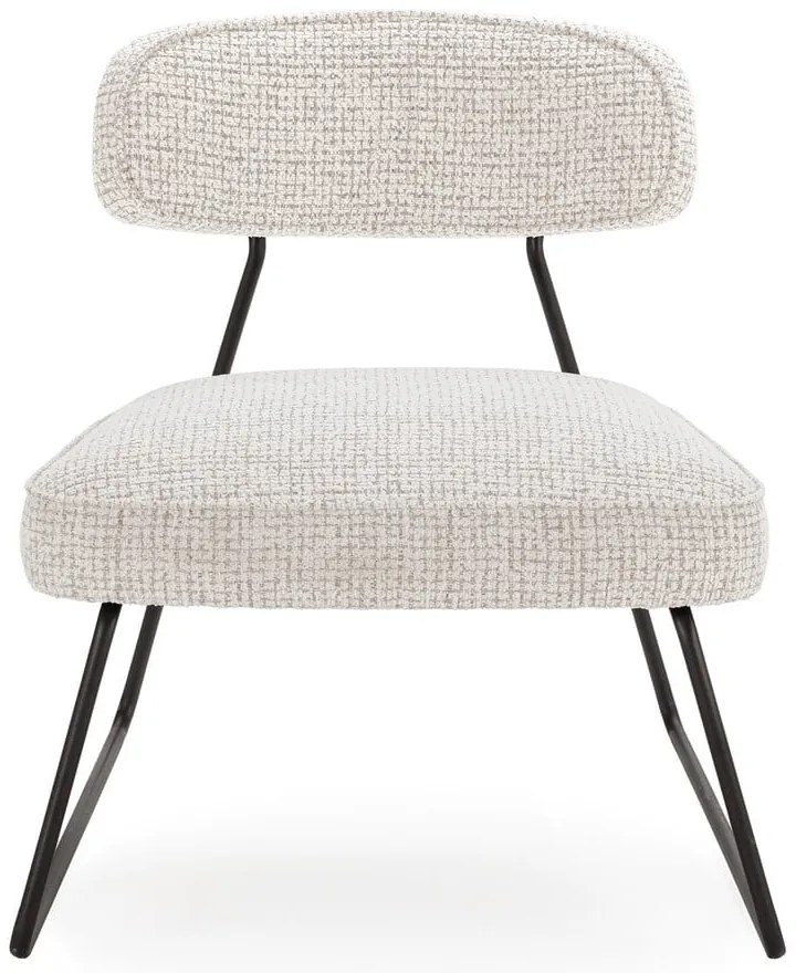 Бяло-бежово кресло Elon – Marckeric