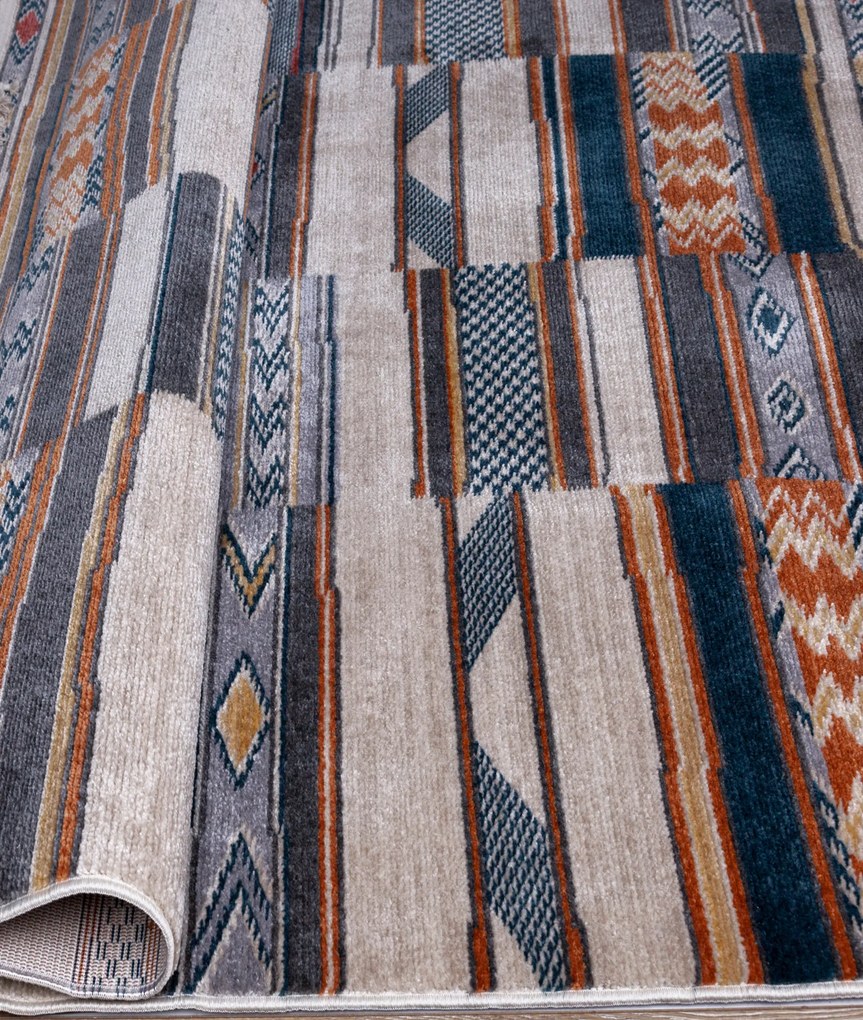 Килим (200 x 290) 80241A - Кремав, Антрацит Крем
Антрацит