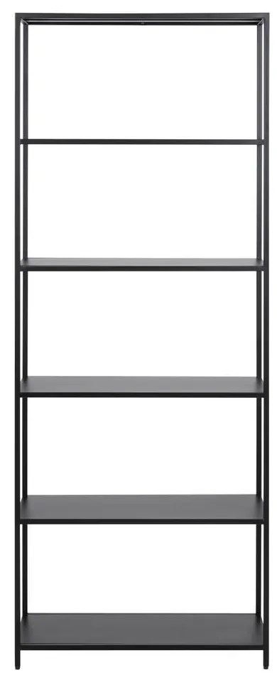 Черна метална библиотека 70x185 cm Newcastle – Actona