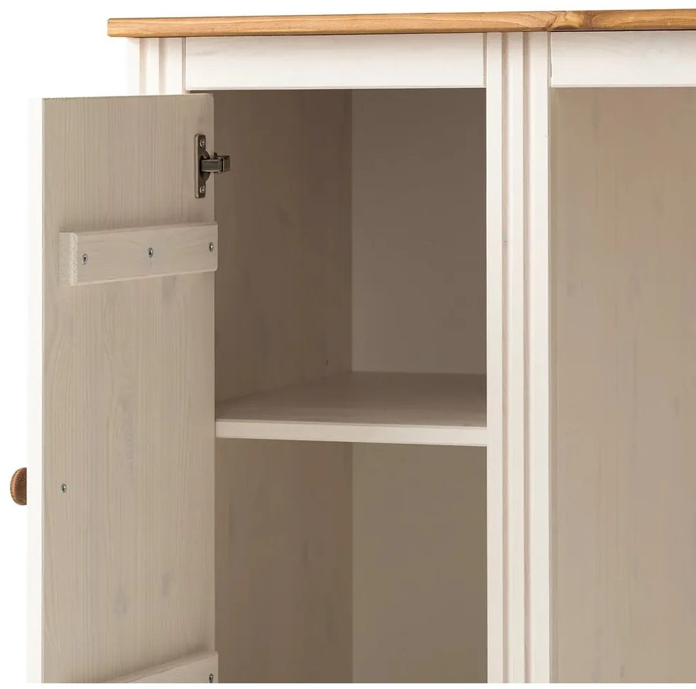 Работна маса с боров плот 50x140 cm Anita – Støraa