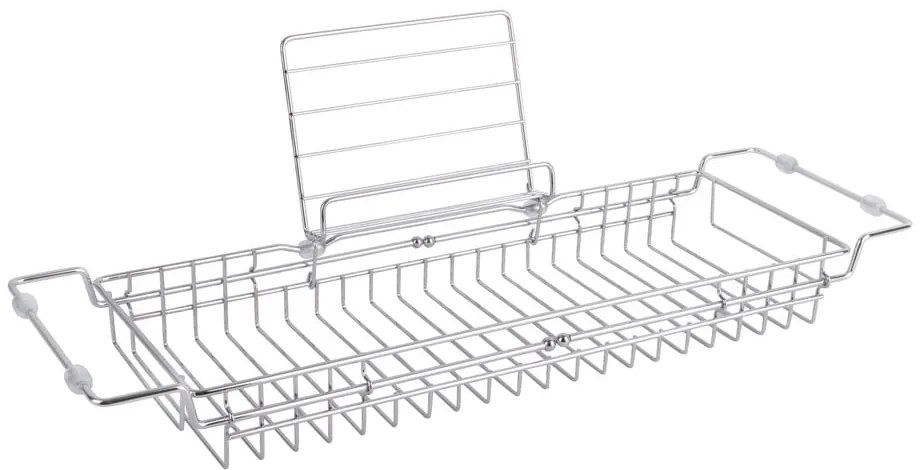 Регулируем метален държач за вана в сребристо Вана, 61 - 86 см - PT LIVING