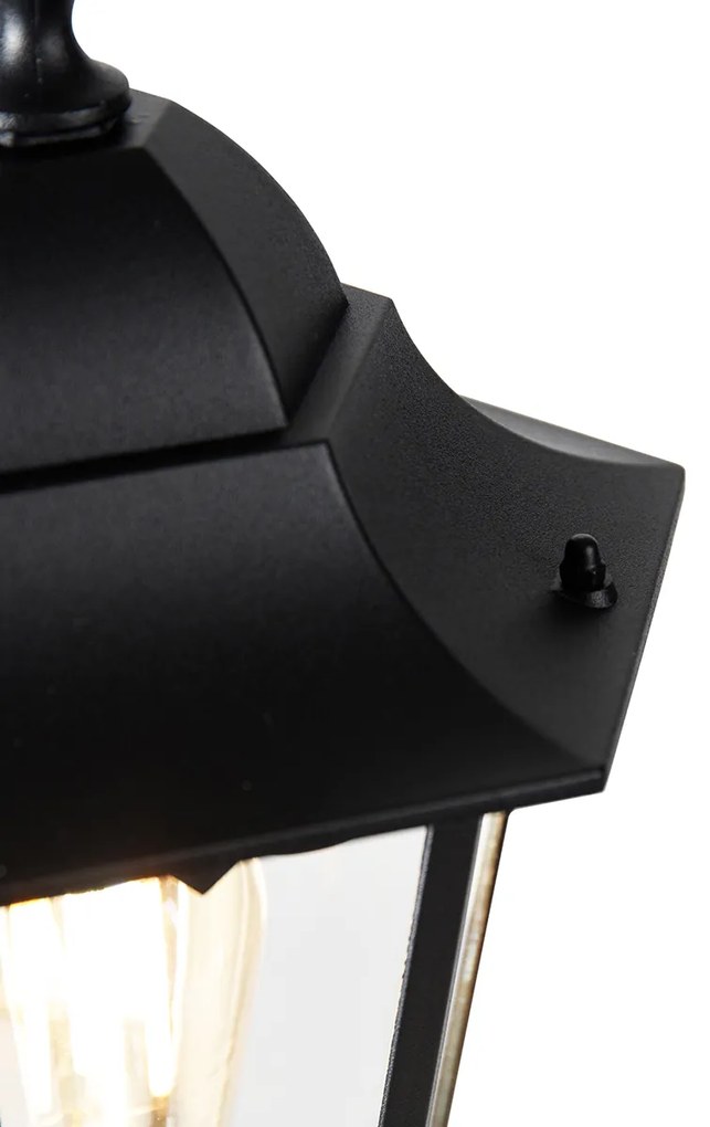 Умен външен стоящ фенер черен 120 см вкл. WiFi ST64 - New Orleans